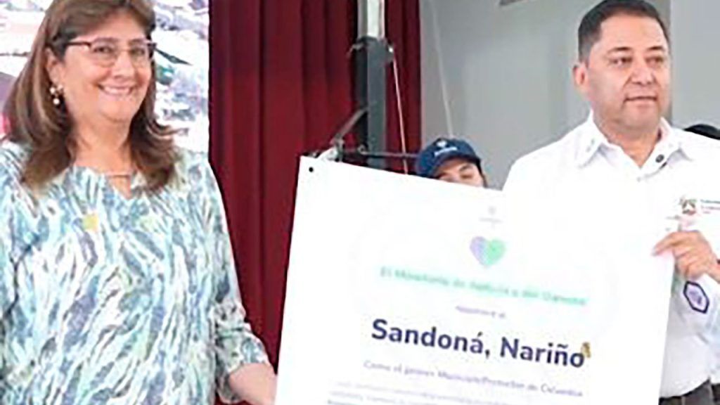 Gobierno reconoce a Sandona ed