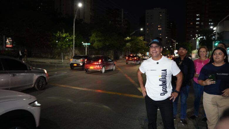 Una verdadera fiesta para la movilidad: alcalde Char entrega 350 metros lineales de ampliación vial en la calle 79