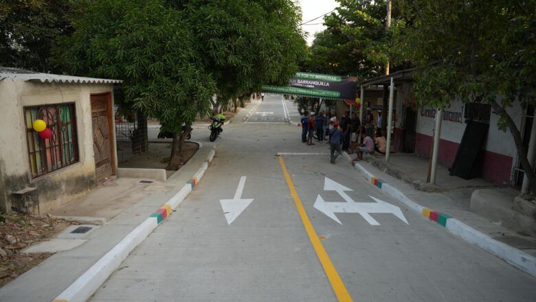500 metros lineales de vías nuevas estrenan los habitantes del corregimiento La Playa