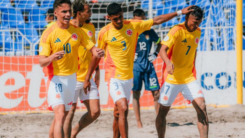 Colombia abre con triunfo en Copa América Fútbol Playa