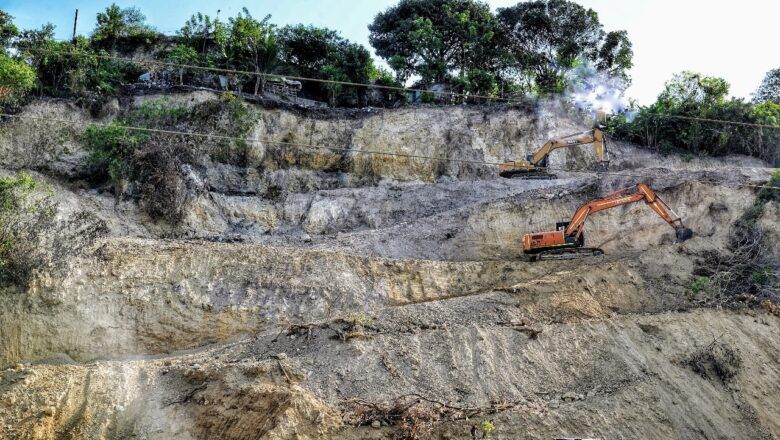 Avanza en un 65 % la estabilización del talud en las faldas de La Popa, sector Paseo Bolívar