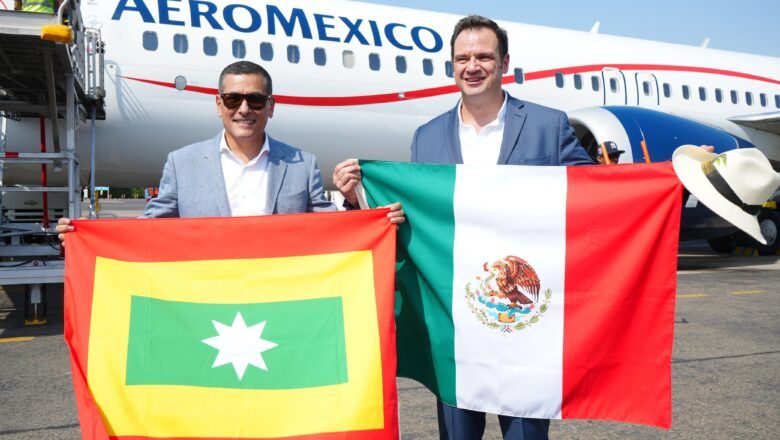 Cartagena recibe primer vuelo directo de la aerolínea Aeroméxico