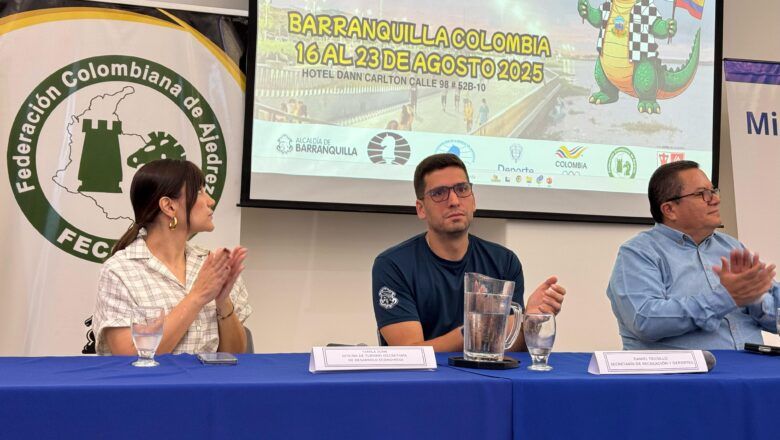 Barranquilla recibirá por primera vez a los mejores ajedrecistas Sub-16 en la Olimpiada Mundial 2025