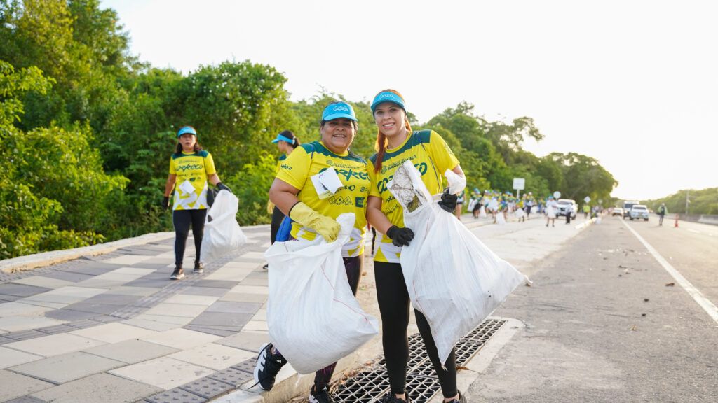 Caminata ecológica ‘CorrEco’, en Rebolo caminata mujer ecologia ed