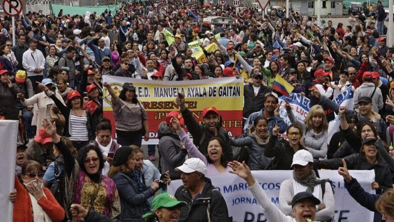 Paro de maestros será este 31 de marzo en Colombia