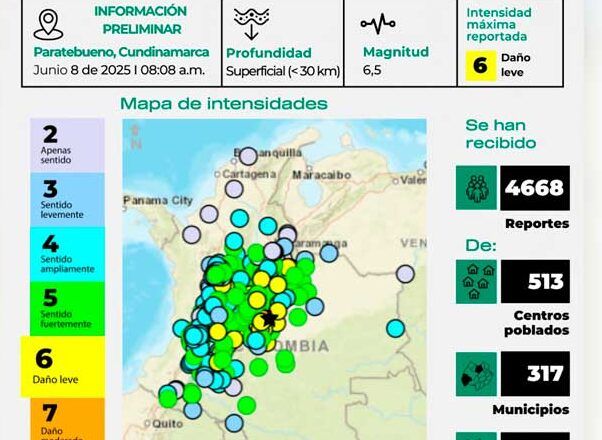 Organismos de emergencia entregan balance nacional tras sismo de magnitud 6,5 en el centro del país