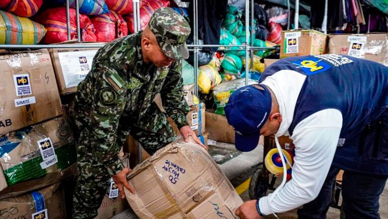Seis toneladas de ayuda humanitaria a damnificados por el invierno en el sur de Bolívar, entrega Gobierno