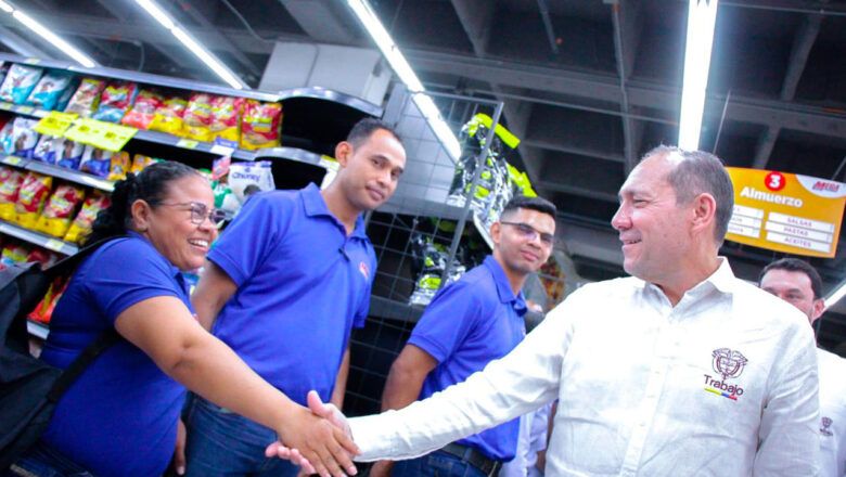 Con apoyo de MinTrabajo, Megatiendas del Caribe formalizó a 180 trabajadores