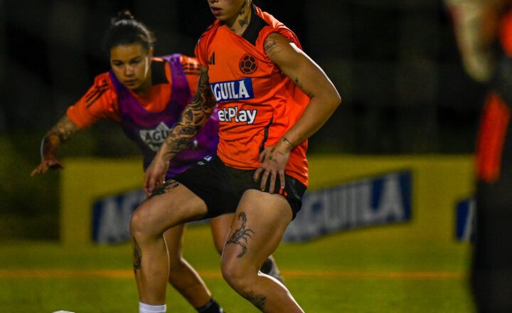 Colombia femenina realizó su primer entrenamiento en Bogotá