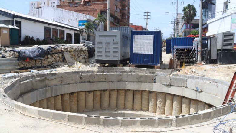Con varios frentes de obra activos, se constuye solución definitiva para el arroyo de la calle 85