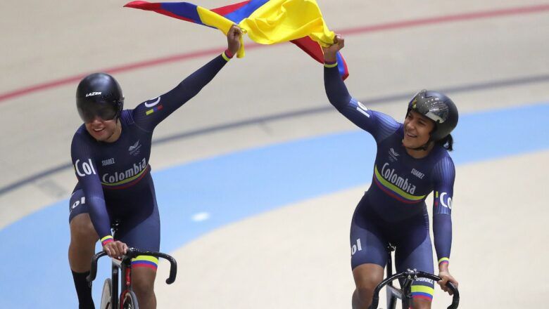 Oro y plata en cierre de ciclismo de pista en los Panamericanos Junior de Asunción