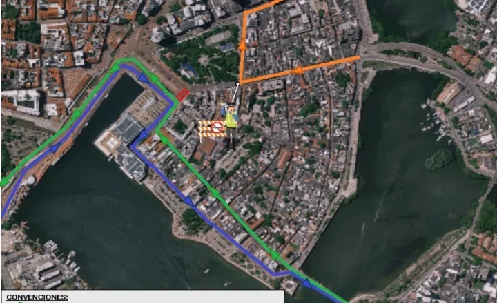 Este es el Plan de Manejo de Tráfico por el lanzamiento de las Fiestas de Independencia 2025 en Cartagena