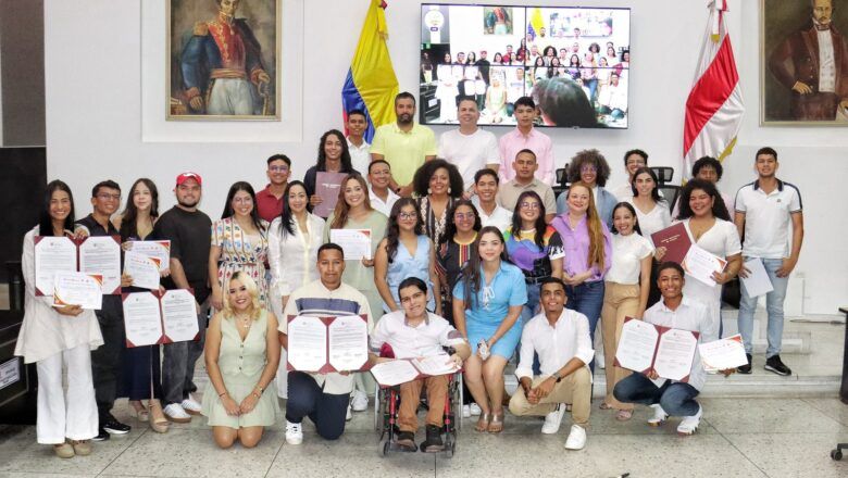 Jóvenes que transforman el Atlántico recibieron la Orden al Mérito Joven Líder Protagonista del Cambio