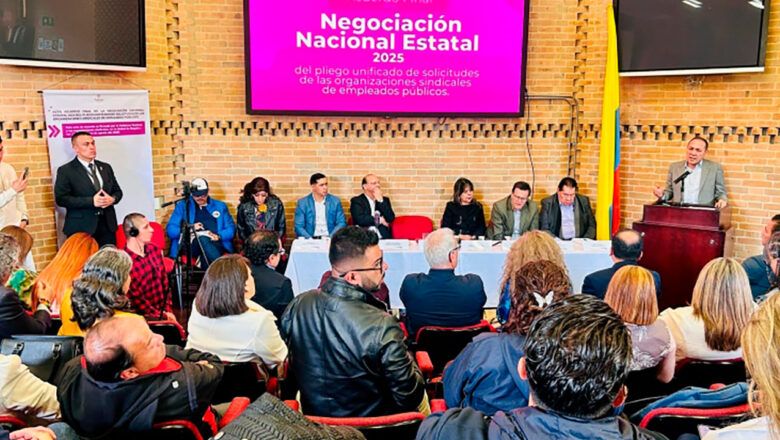 Más de 1,2 millones de empleados estatales se benefician con acuerdo entre Gobierno y organizaciones sindicales