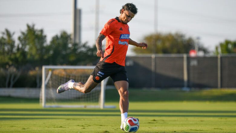 Colombia entrena con el grupo completo para amistoso FIFA ante México