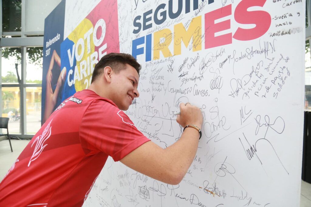 Jóvenes del Caribe respaldan propuesta de la región como entidad territorial jopvenes caribe ed