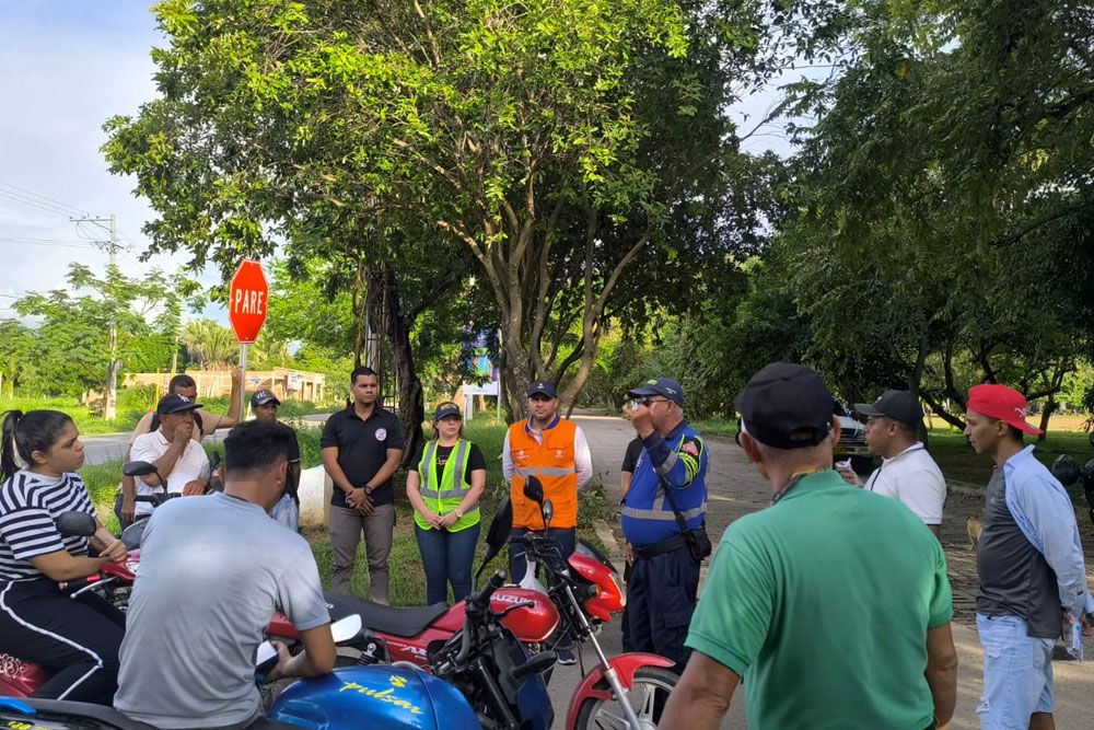 ANSV impulsa acciones de seguridad vial en Aguachica seguridad vial aguachica ed