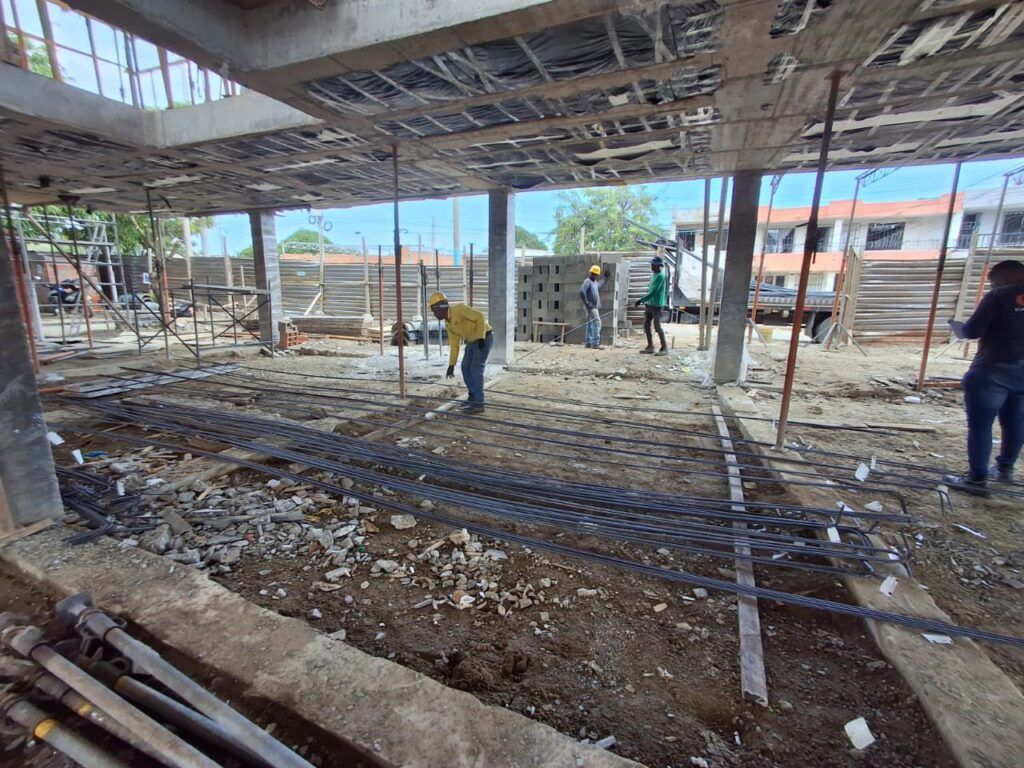 Avanzan las obras de la Estación Rebolo y tres CAI en Barranquilla Avance CAI Baq ed