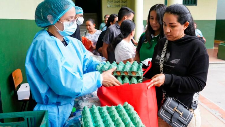 2,5 millones de canastas alimentarias para los periodos de receso escolar en todo el país