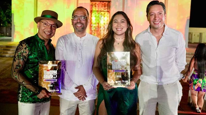 Ganadores del docu-reality de turismo “Colombiar 4 Generaciones”
