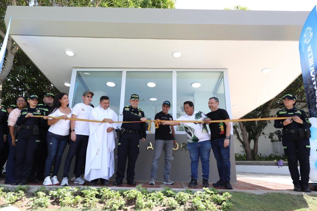 “Con el nuevo CAI Alboraya seguimos fortaleciendo la seguridad de los barranquilleros”: alcalde Char CAI ALBORAYA 1