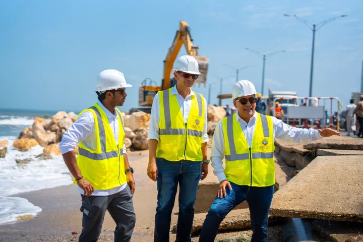 Alcalde Turbay pone en marcha el proyecto “Defensa Costera 2050”, que protegerá a Cartagena del mar y del cambio climático
