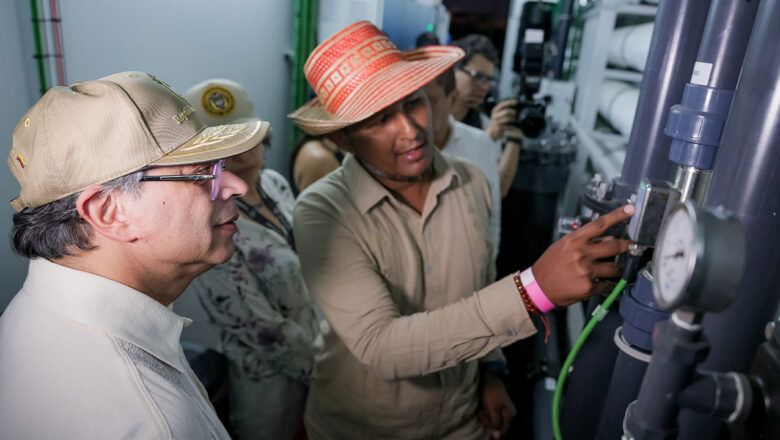 ‘Con suministro de agua potable hemos salvado la vida de niños y niñas en La Guajira y el país’: presidente Petro