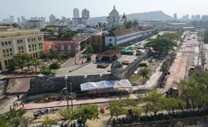 El ‘Corredor Histórico’ de Cartagena ya tiene un 63 % de avance para ser entregado y habilitado en Semana Santa