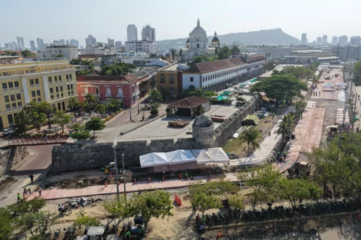 El ‘Corredor Histórico’ de Cartagena ya tiene un 63 % de avance para ser entregado y habilitado en Semana Santa