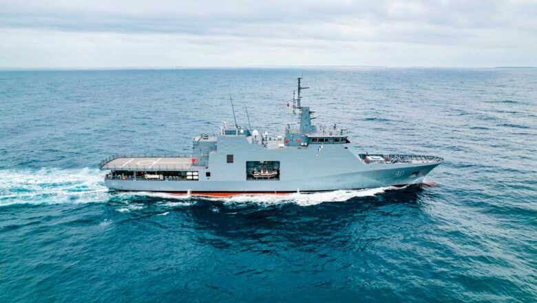 Entregan la primera patrullera oceánica diseñada y construida en Colombia