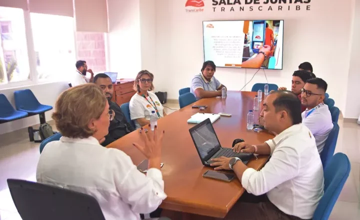 TransCaribe socializa proyecto de tarifa diferencial con consejeros distritales de juventudes