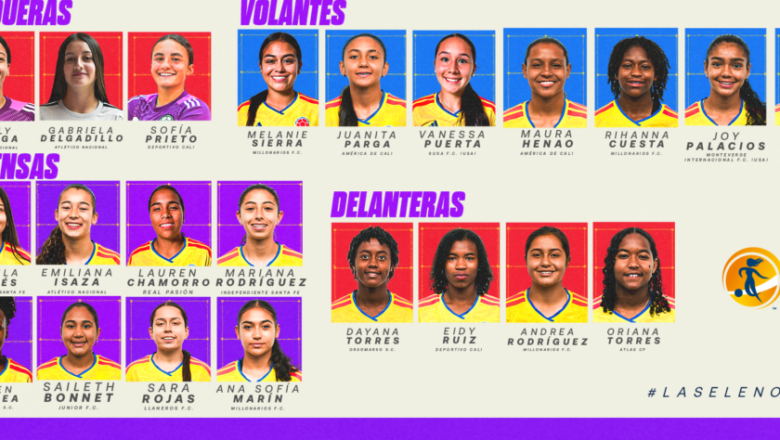 Convocatoria de Selección Colombia femenina Sub-17
