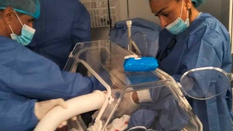 Primer nacimiento de un bebé a bordo del Buque Hospital Benkos Biohó: un hito en salud para territorios de difícil acceso