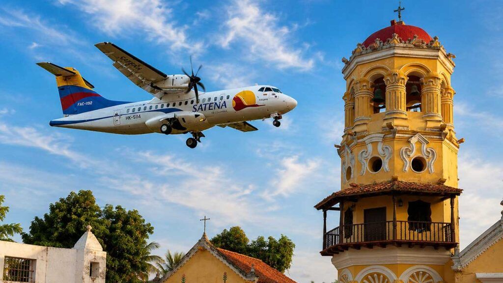 Satena inaugura nuevas rutas, con descuentos para vuelos a Mompox y Caño Cristales
