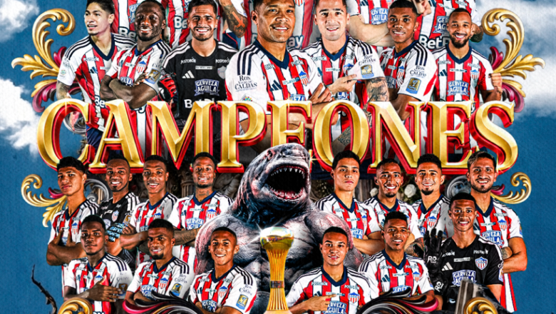 Junior, bicampeón del fútbol colombiano con su estrella 12
